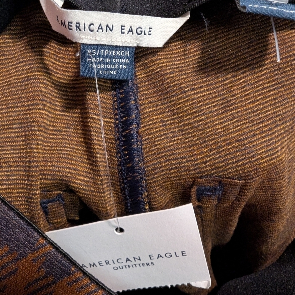 American Eagle Outfitters Brown Boot Cut Flare Pants, Pull On, Xs - Picture 5 of 5